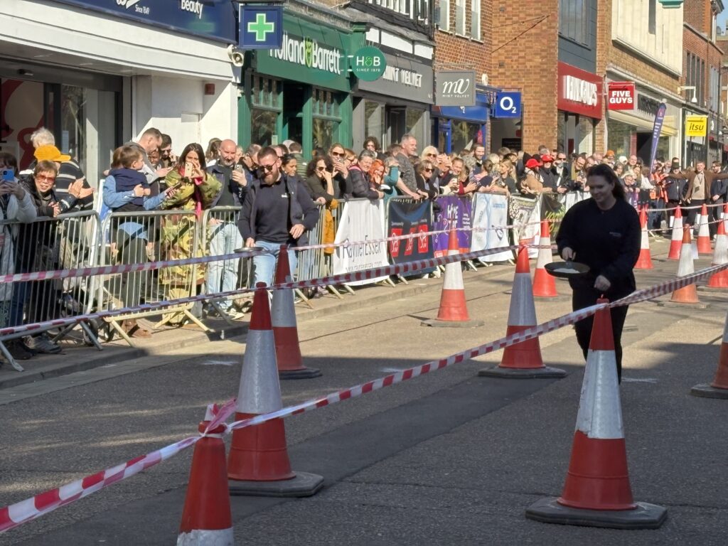 St Albans Pancake Race 2025.