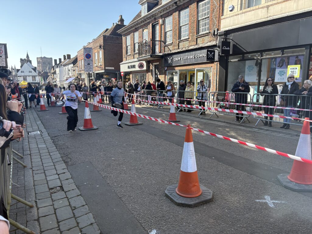 St Albans Pancake Race 2025.