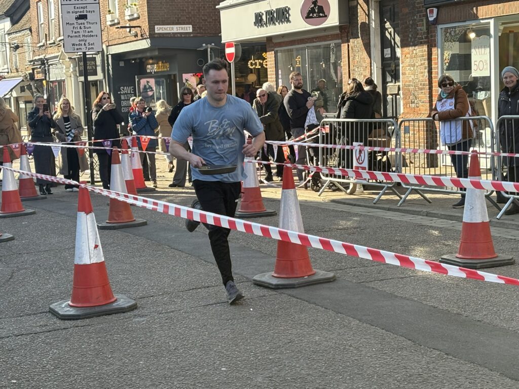St Albans Pancake Race 2025.
