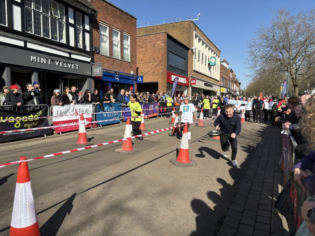St Albans Pancake Race 2025.
