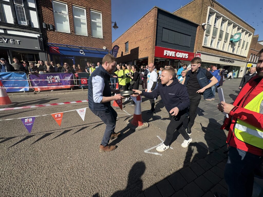 St Albans Pancake Race 2025.