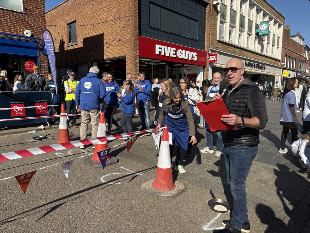 St Albans Pancake Race 2025.