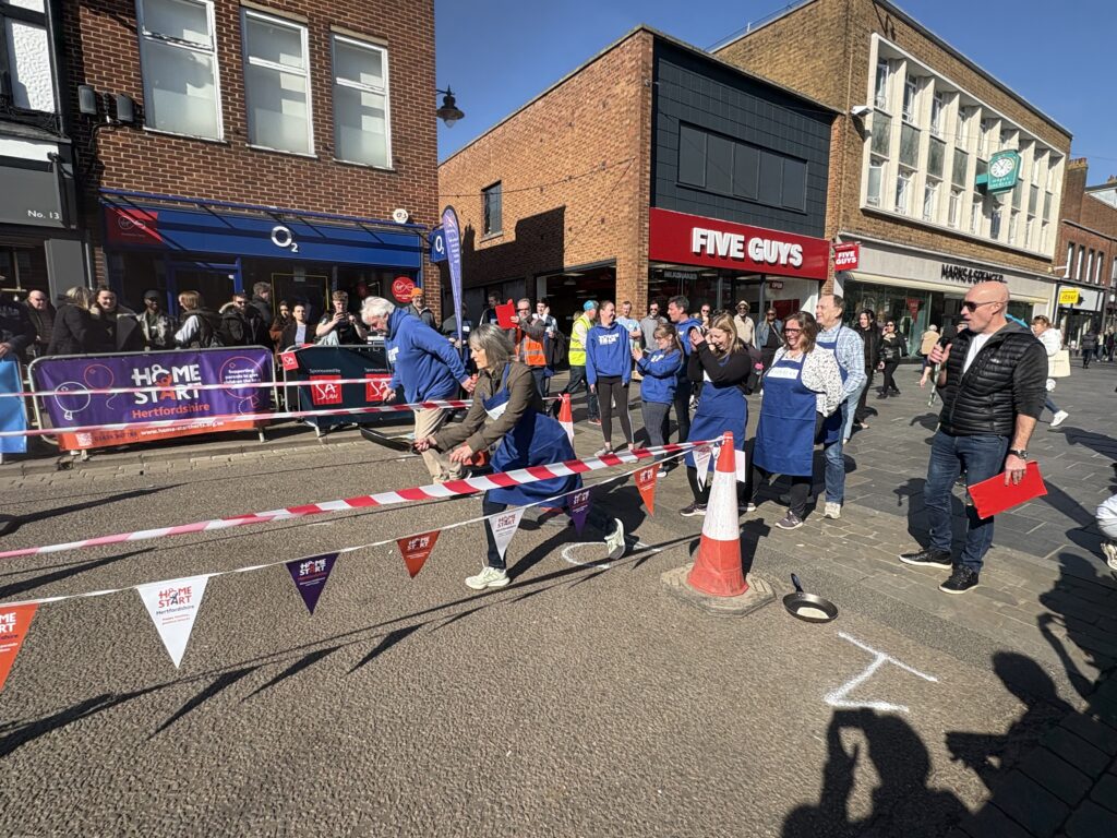 St Albans Pancake Race 2025.