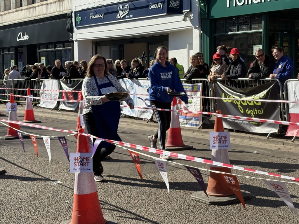 St Albans Pancake Race 2025.