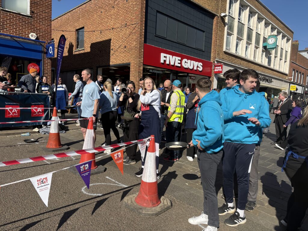 St Albans Pancake Race 2025.