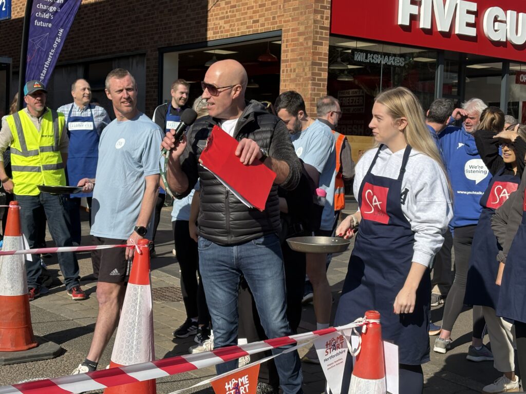 St Albans Pancake Race 2025.