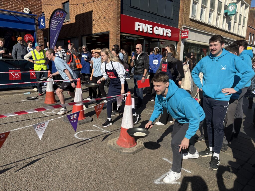 St Albans Pancake Race 2025.