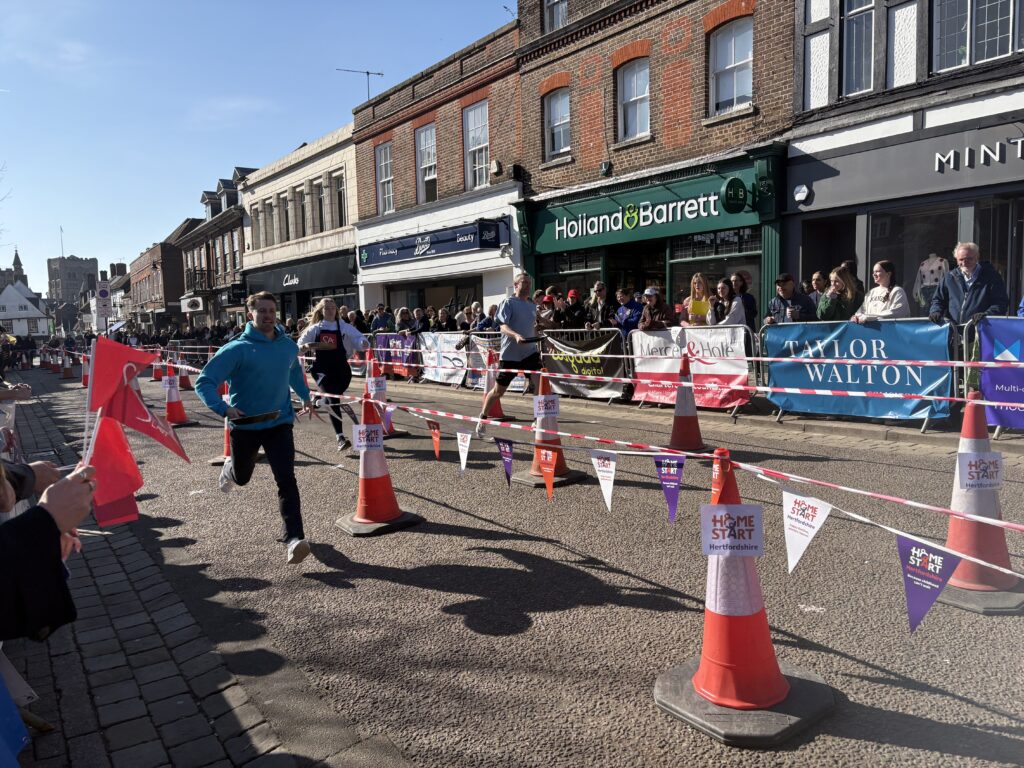 St Albans Pancake Race 2025.