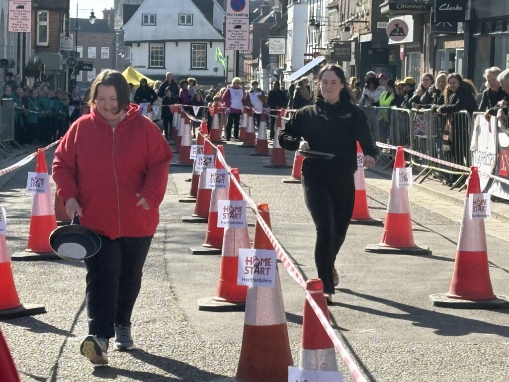 St Albans Pancake Race 2025.
