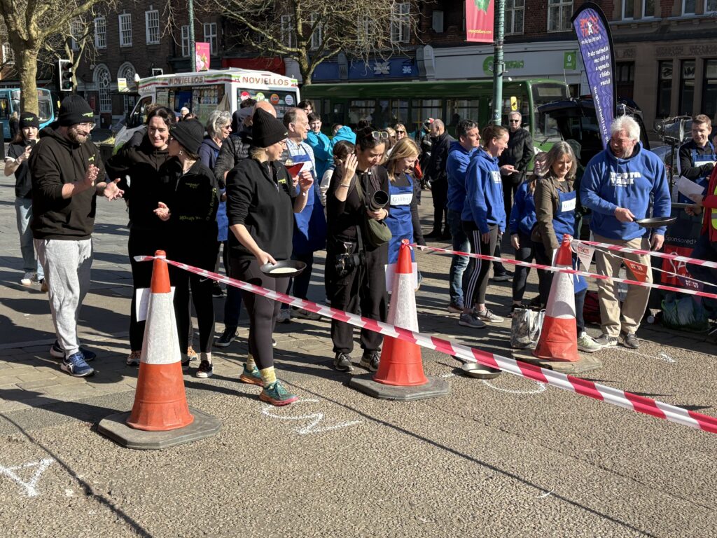 St Albans Pancake Race 2025.