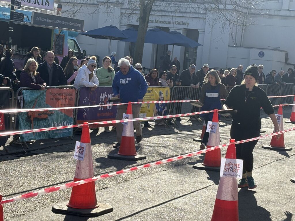 St Albans Pancake Race 2025.