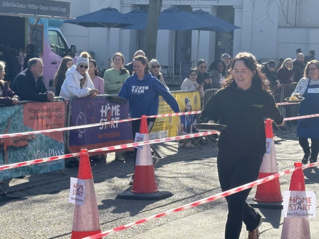 St Albans Pancake Race 2025.