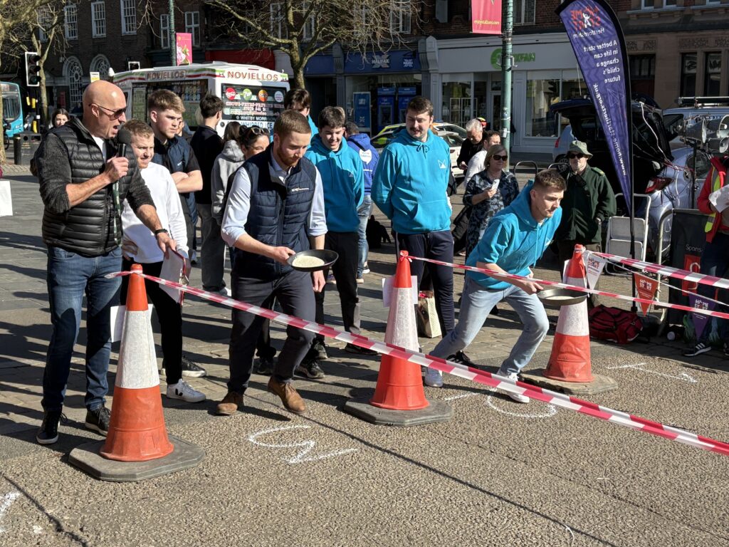 St Albans Pancake Race 2025.
