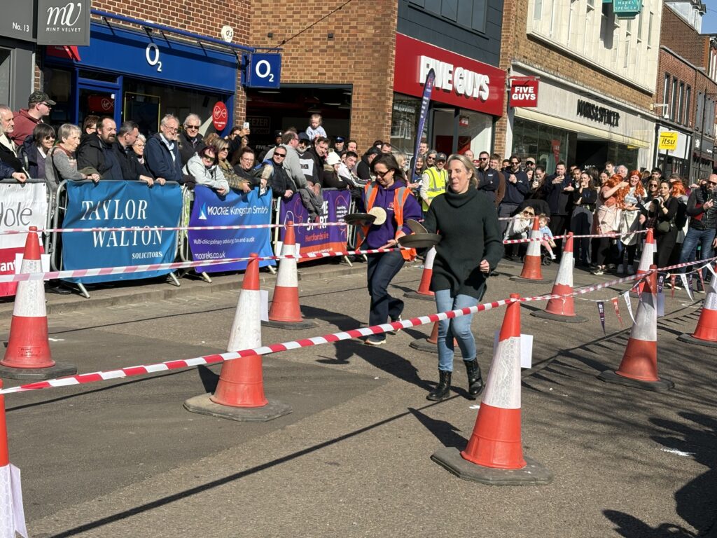 St Albans Pancake Race 2025.