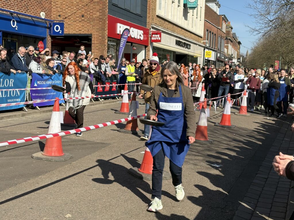 St Albans Pancake Race 2025.