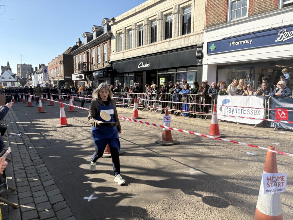 St Albans Pancake Race 2025.