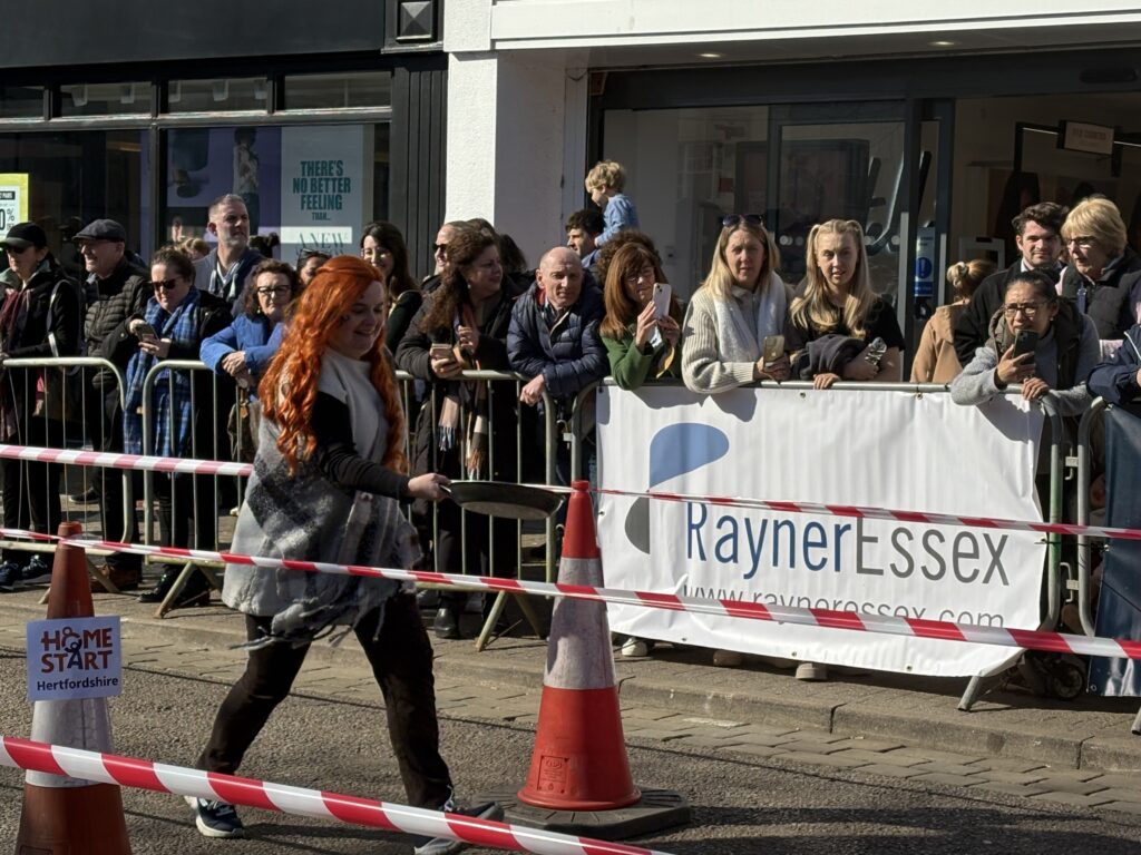 St Albans Pancake Race 2025.