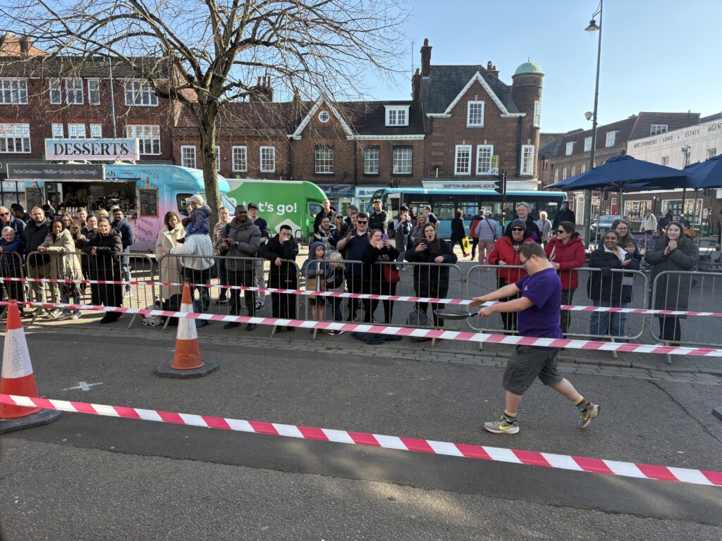St Albans Pancake Race 2025.