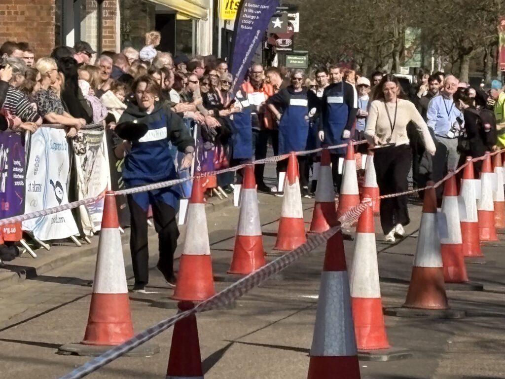 St Albans Pancake Race 2025.