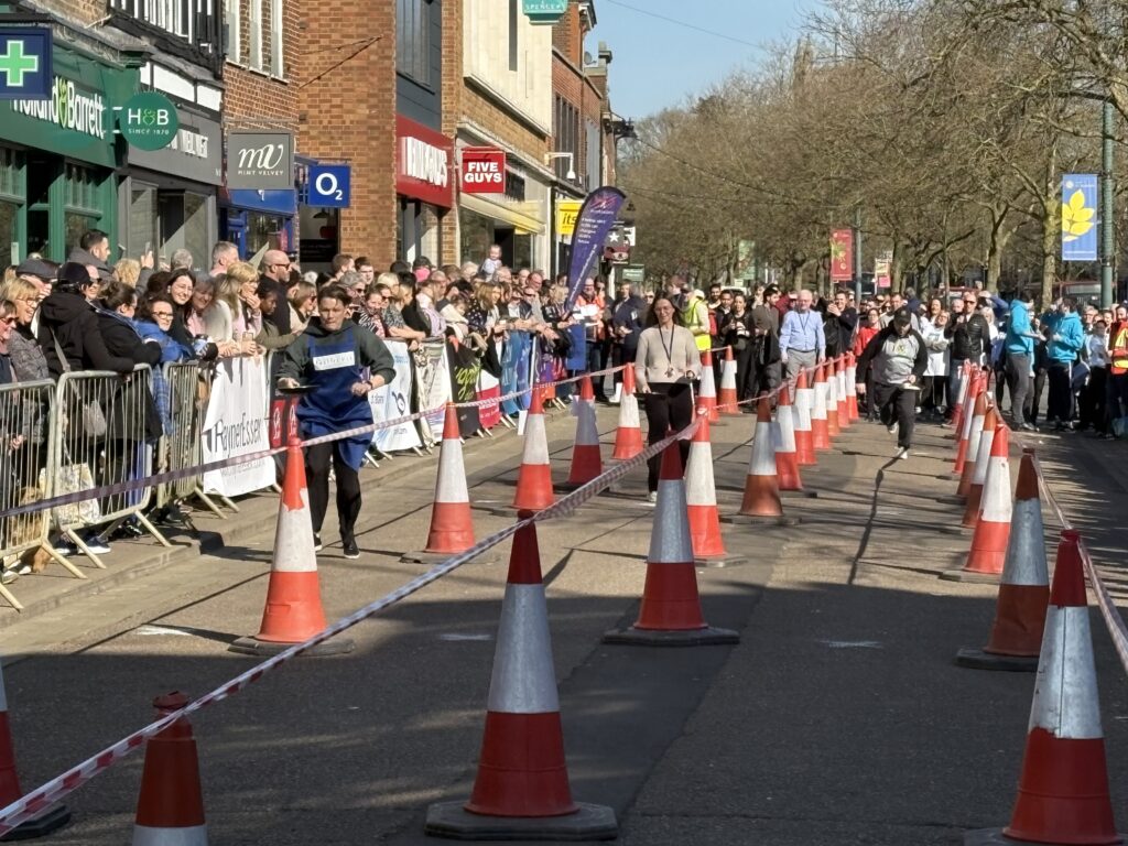 St Albans Pancake Race 2025.