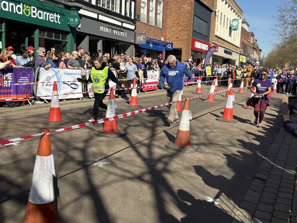 St Albans Pancake Race 2025.