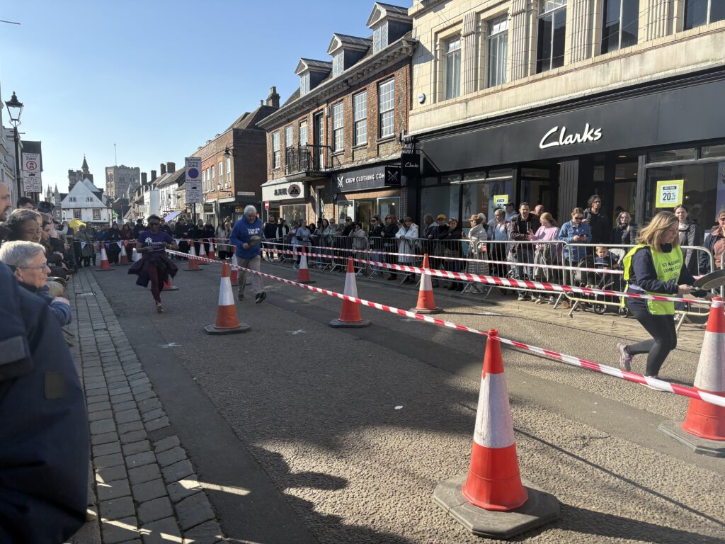 St Albans Pancake Race 2025.