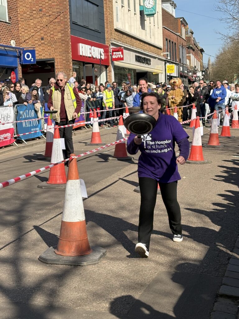 St Albans Pancake Race 2025.