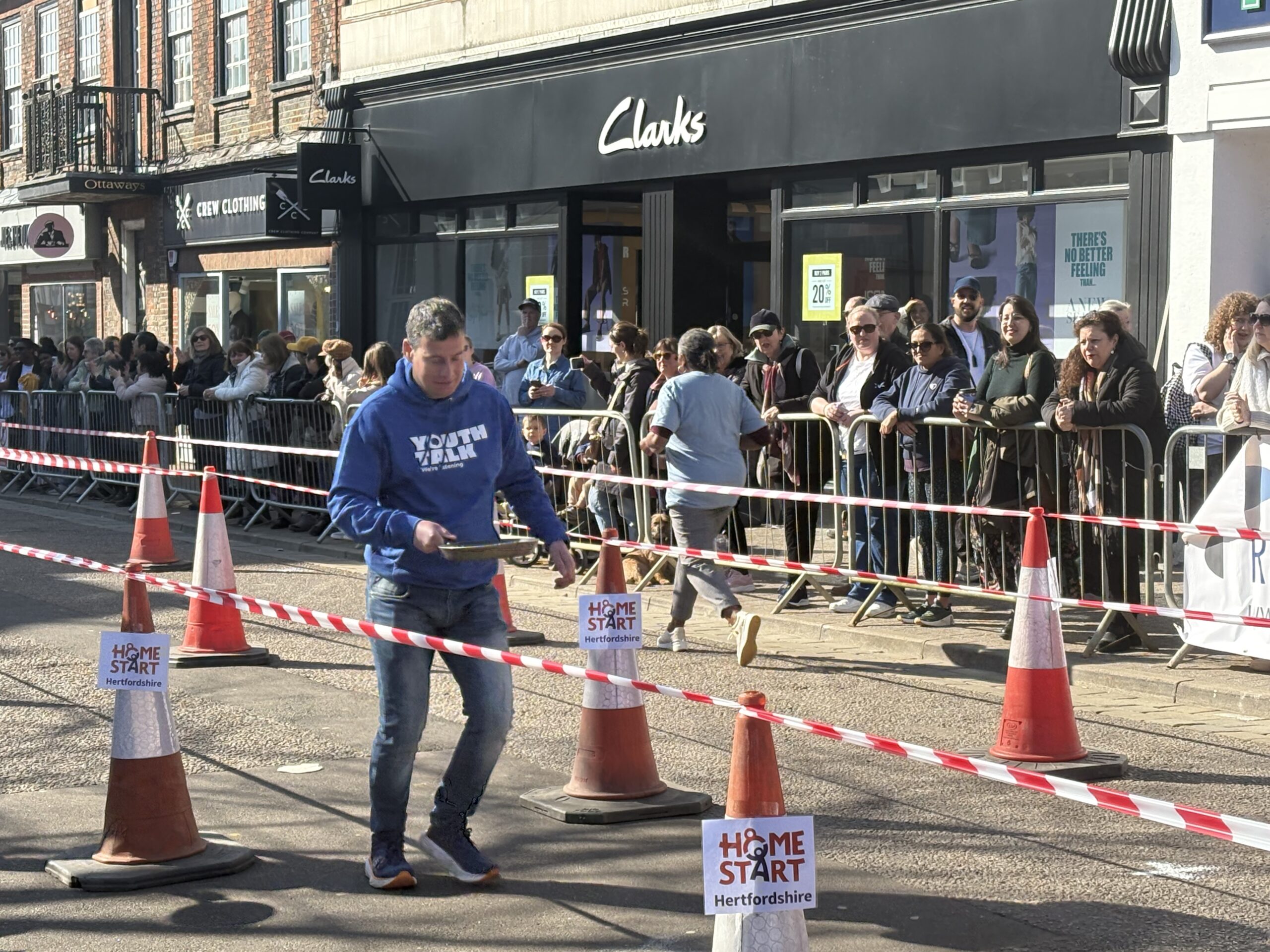 St Albans Pancake Race 2025.