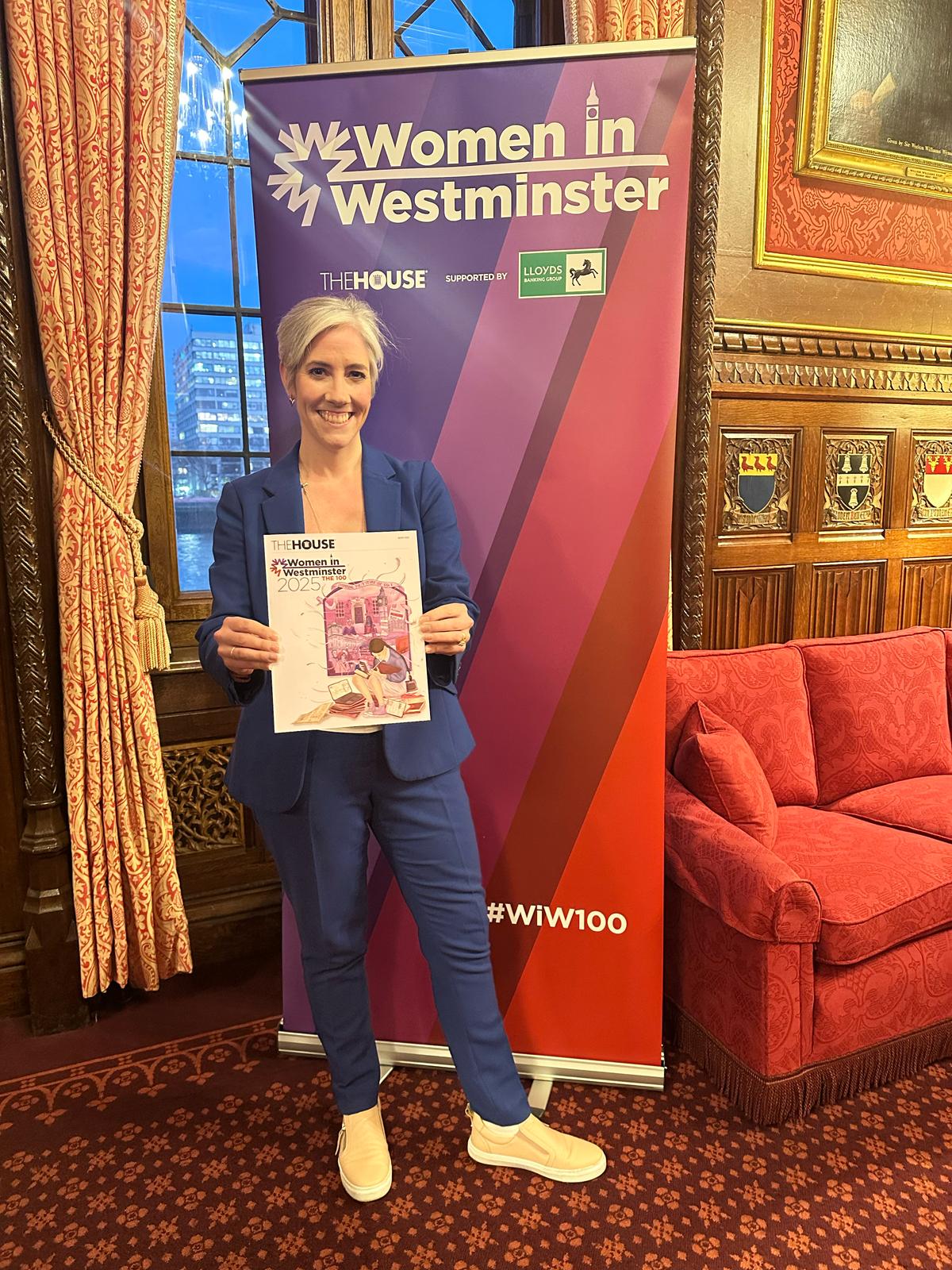 Daisy Cooper has been recognised on the Women in Westminster list for 2025.