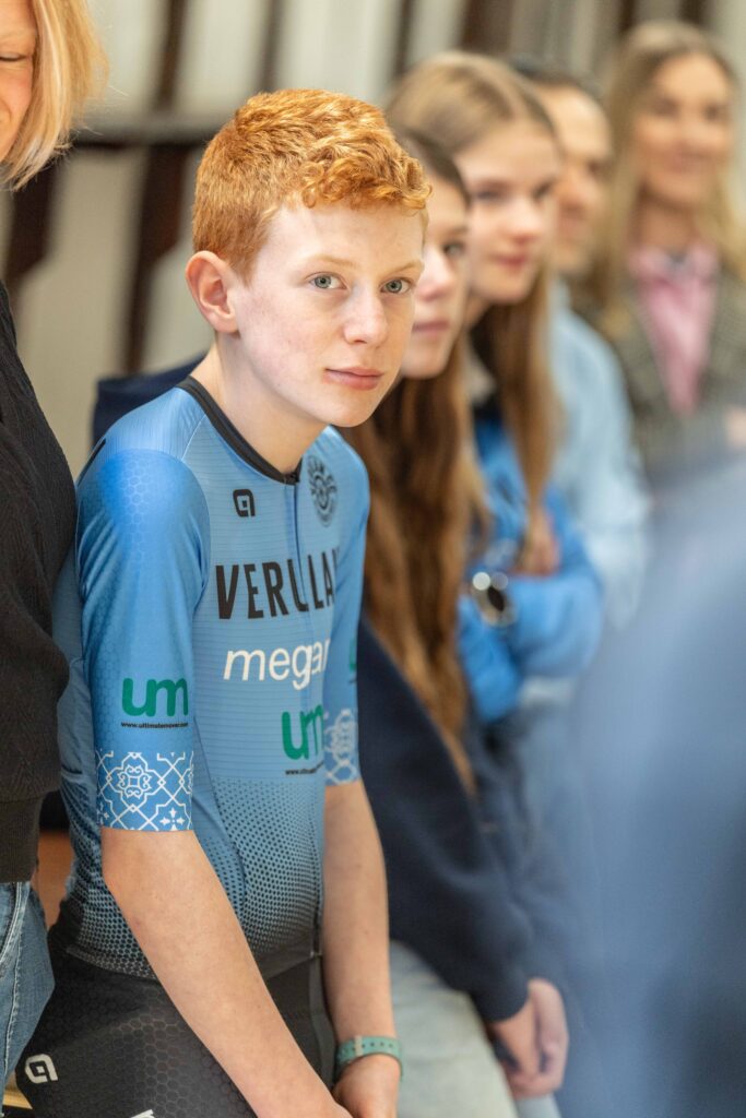 The launch of the new kit for Verulam Cycling Club's racing team. Photo: Judith Parry