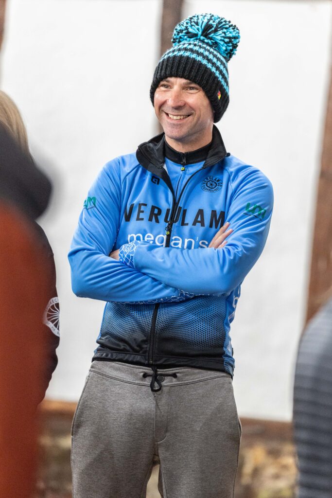 The launch of the new kit for Verulam Cycling Club's racing team. Photo: Judith Parry