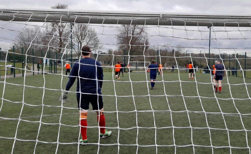 Celebrations for the 10th anniversary of Wheathampstead's community astroturf pitch.