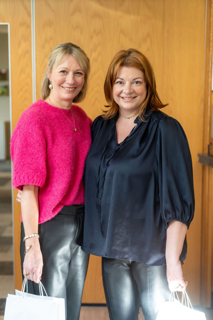 Sarah Duguid of The PR Studio and Karen Snook of St Albans Mums