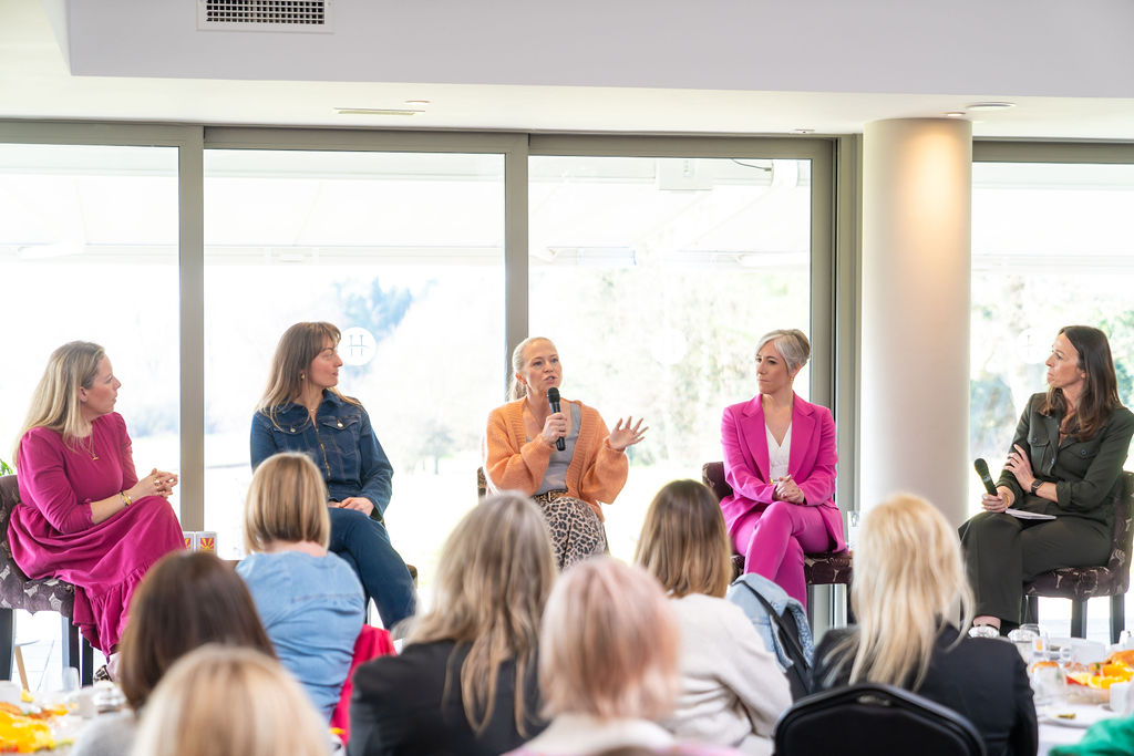 The panel at Brilliant Breakfast.