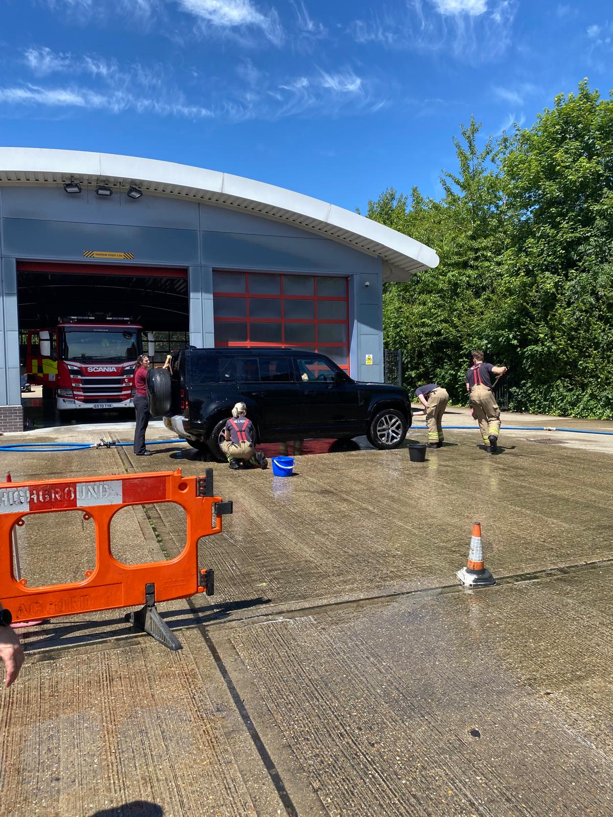 Car washing is taking place at St Albans Fire Station.