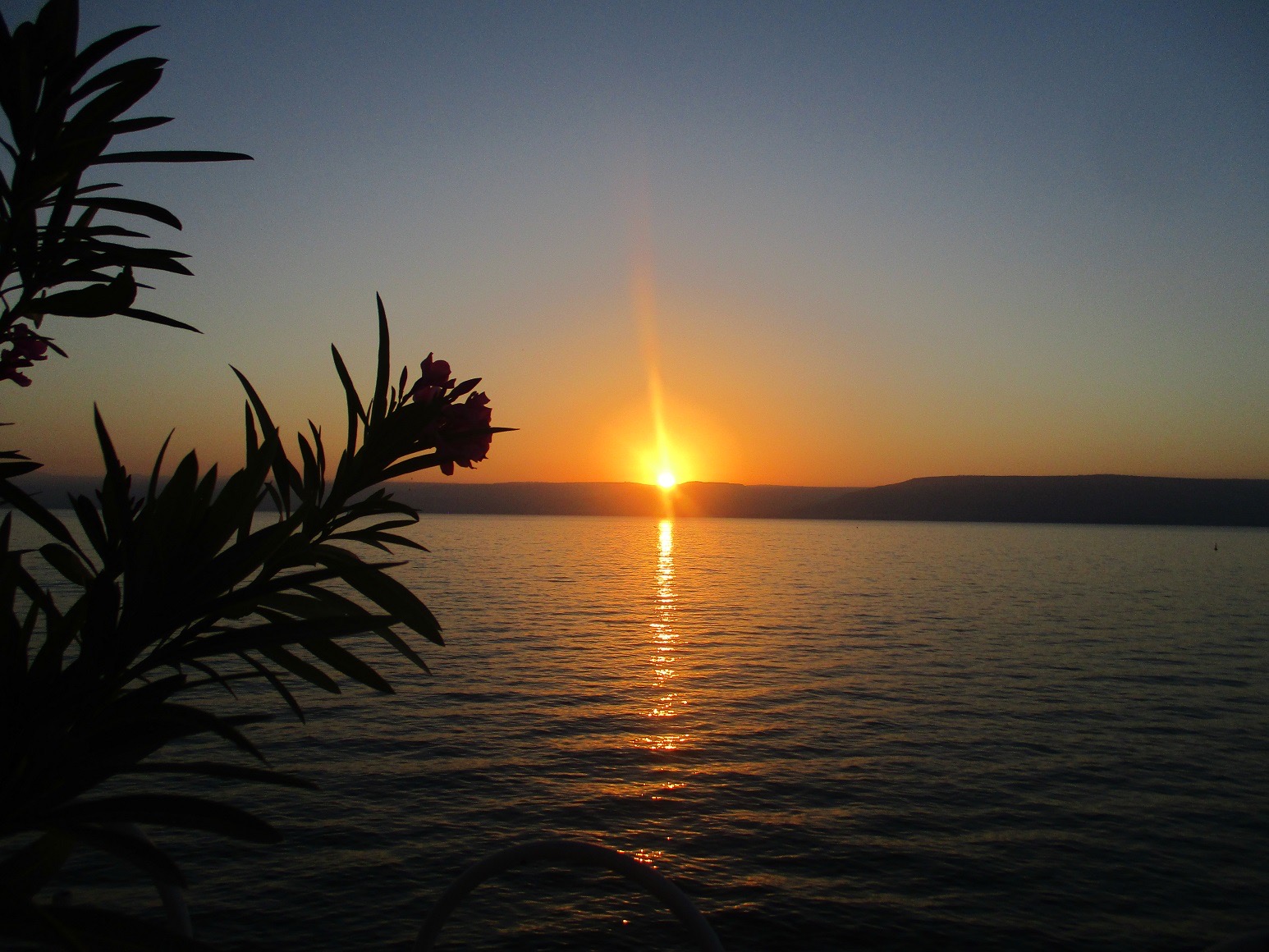 Sunrise over Lake Galilee, scene of key events in the Easter story. Photo: Peter Crumpler