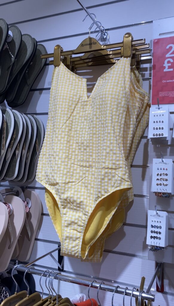 Accessorize, Gingham swimsuit