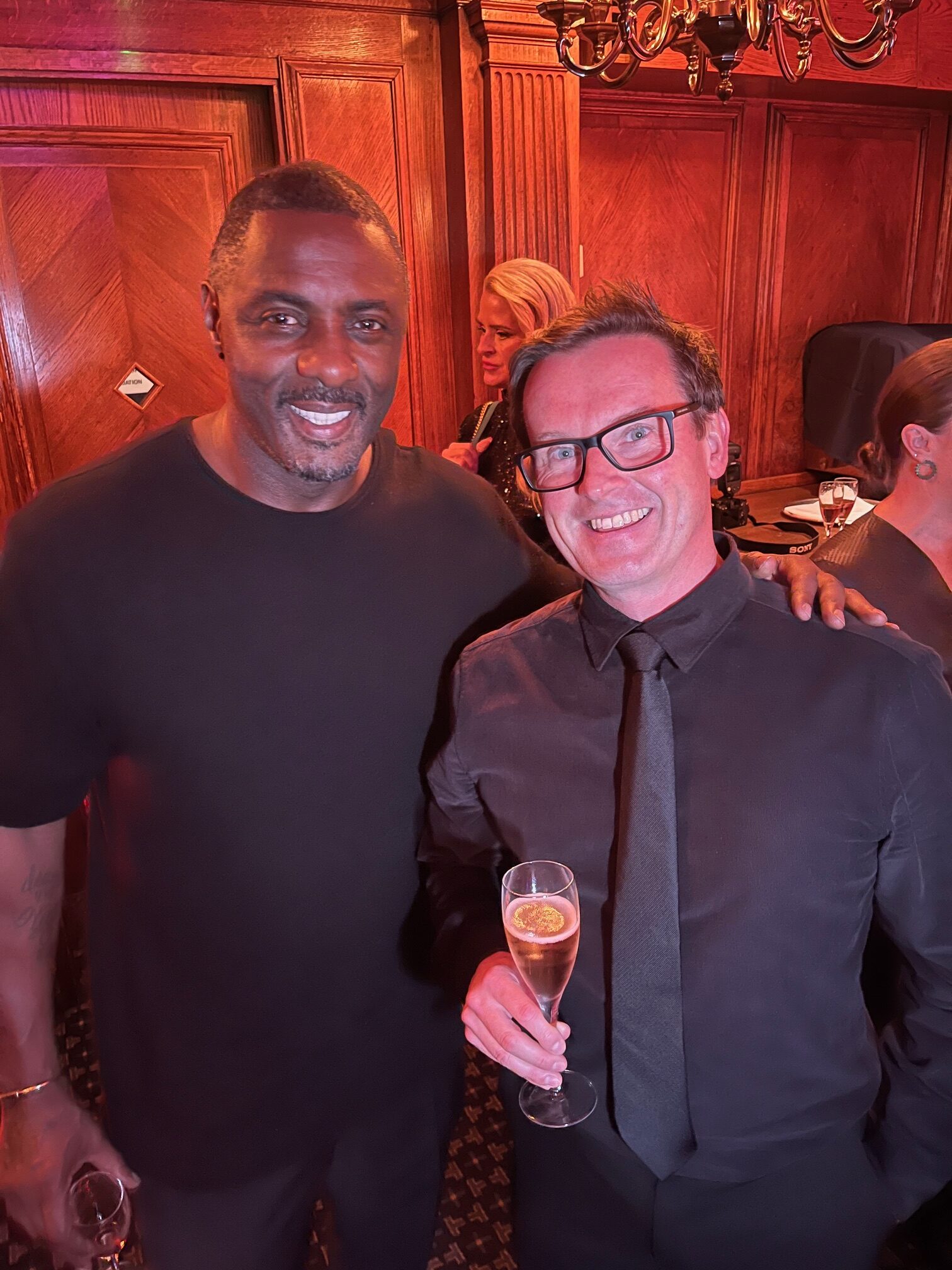 Idris Elba and Darren McCabe