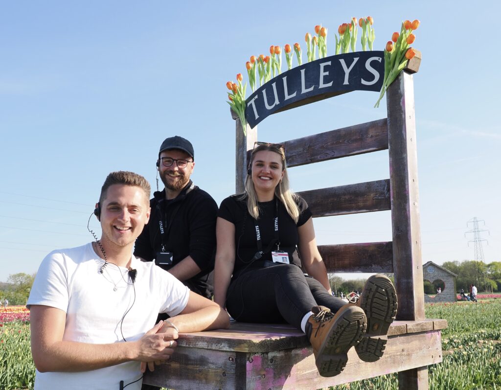 Tulleys Tulip Fields near Willows Activity Farm. Photo: John Andrews