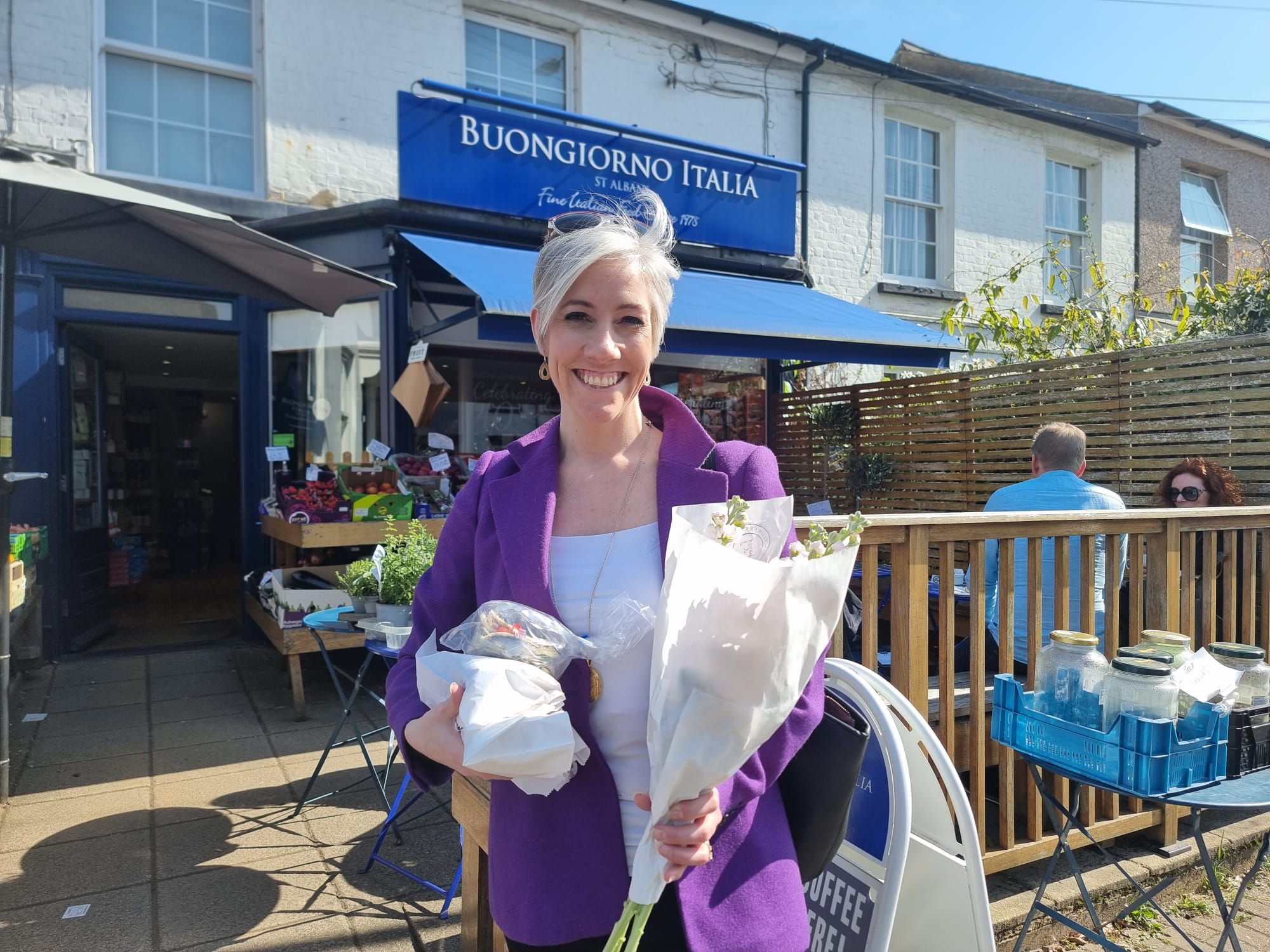 St Albans MP Daisy Cooper is urging residents to back local businesses