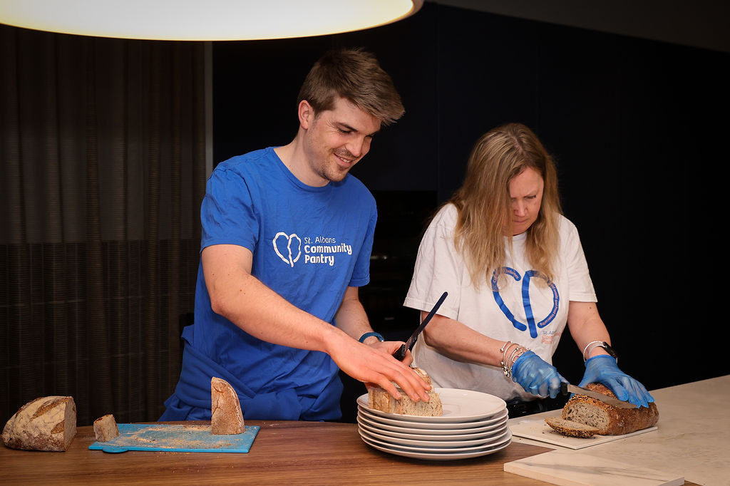 Jon Watts' cookery demonstration at Poggenpohl. Photo: Claire Lane