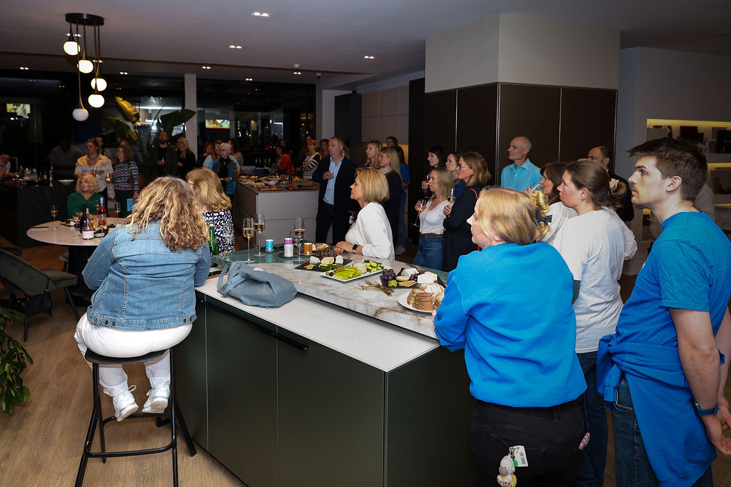 Jon Watts' cookery demonstration at Poggenpohl. Photo: Claire Lane