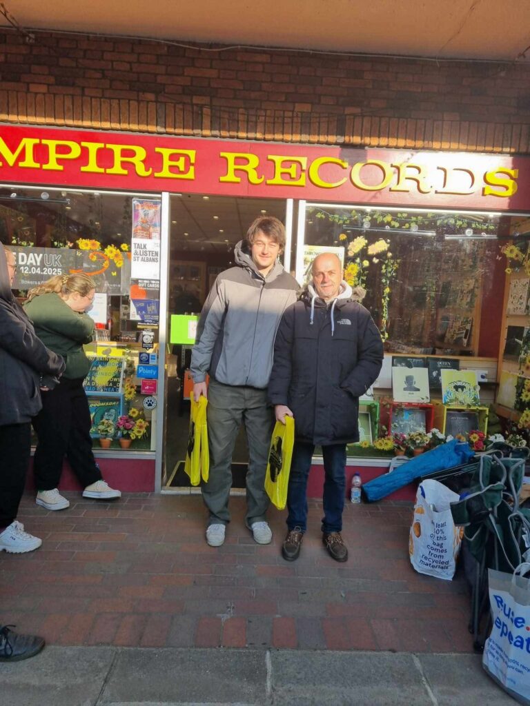 Record Store Day 2025 at Empire Records in St Albans.