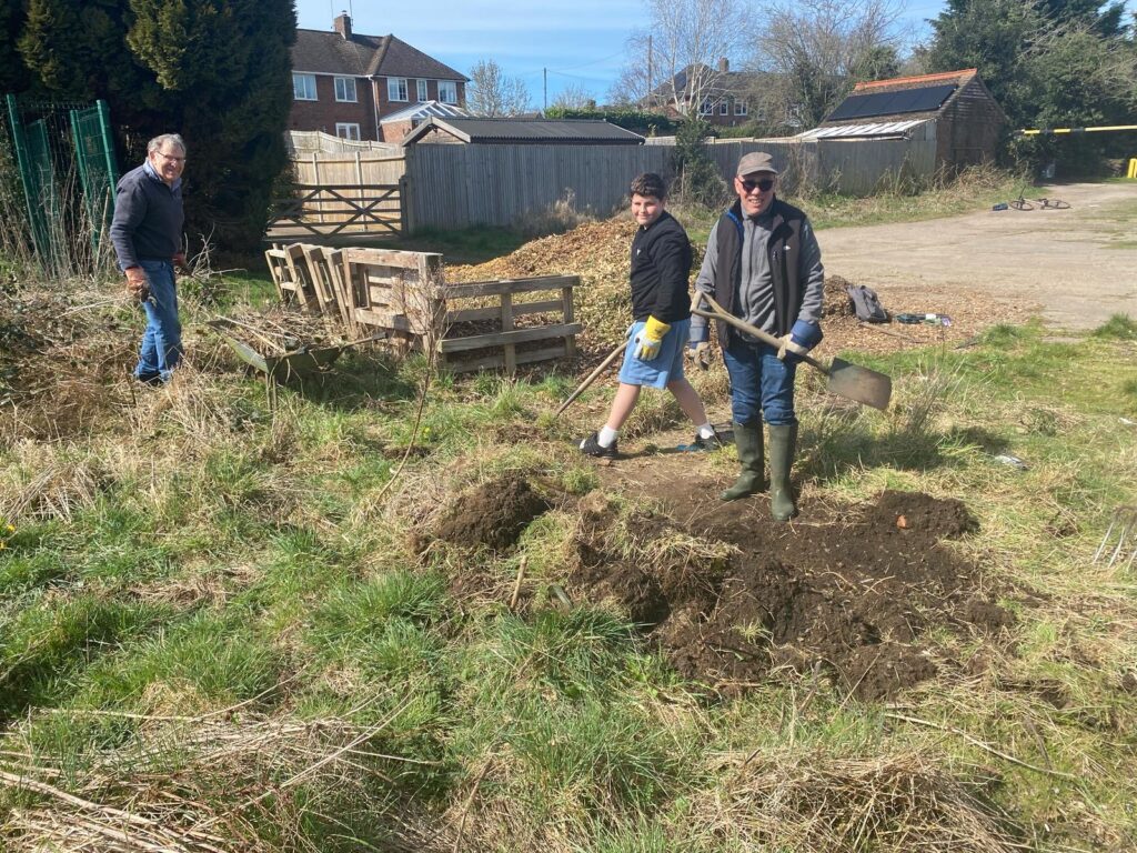 A Community Inclusive Allotment is being created near Sopwell Mill. Photo: Gavin Gost