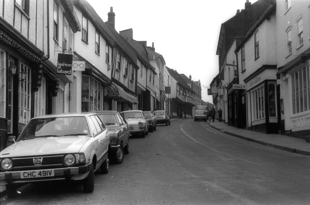 George Street in 1980 courtesy of St Albans Museums.