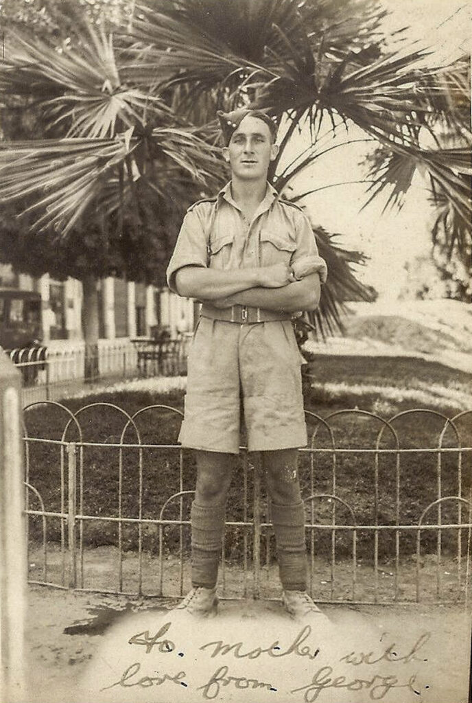 A postcard sent from Egypt to his mother from Lance-Bombardier George Swallow, Royal Artillery. Sadly, George was killed in Libya in May 1942.