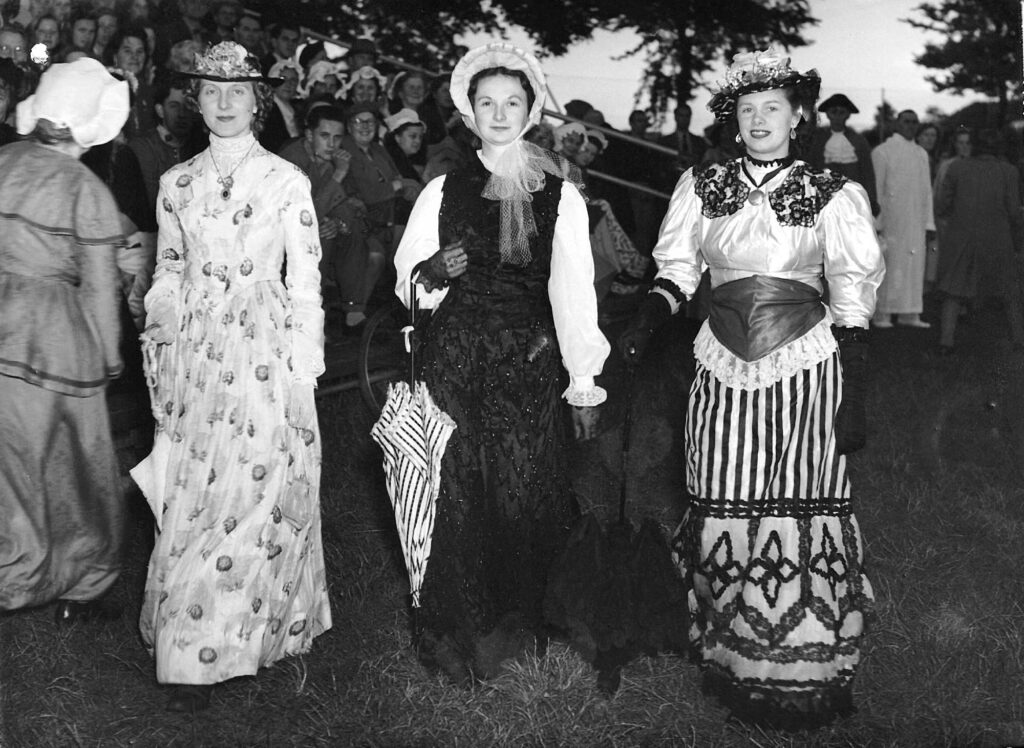 Scenes from the 1948 Pageant. Photos courtesy of Peter Swinson.