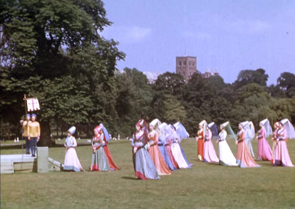 Scenes from the 1953 Pageant. Photos courtesy of Peter Swinson.