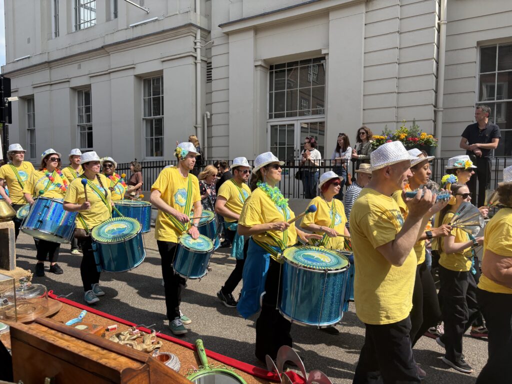 St Albans Scouts and Guides' St George's Day parade.