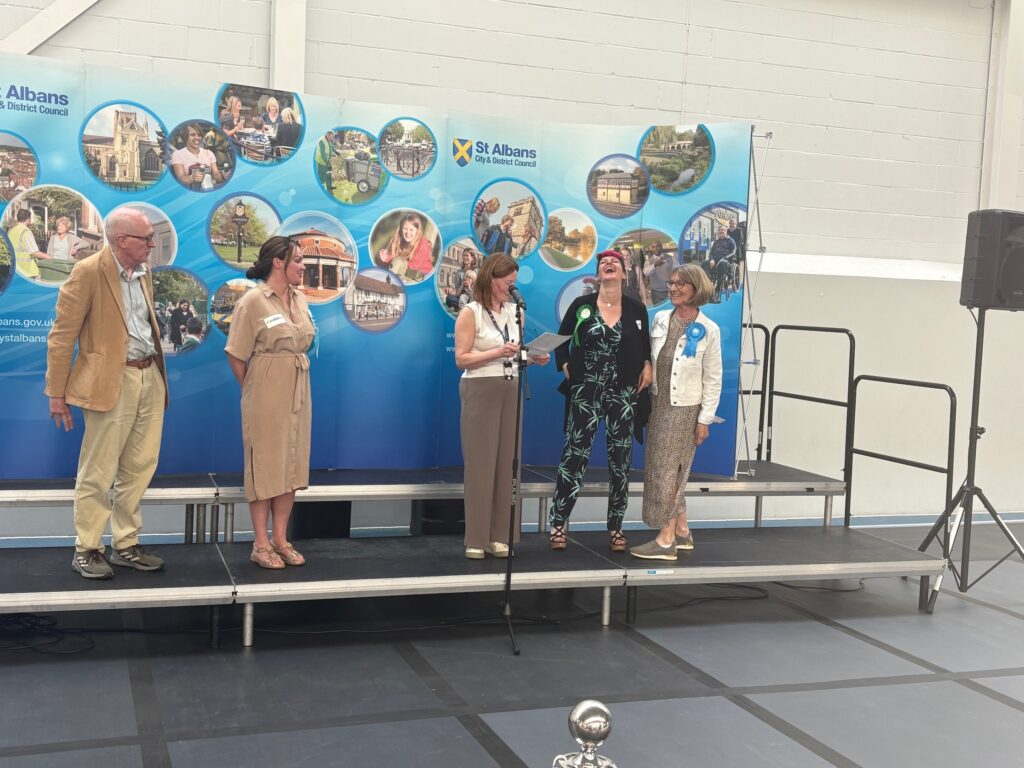Candidates for Colney Heath and Marshalswick included Sally and Frances Leonard (right)